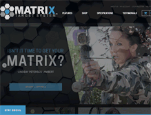 Tablet Screenshot of matrixtargets.com